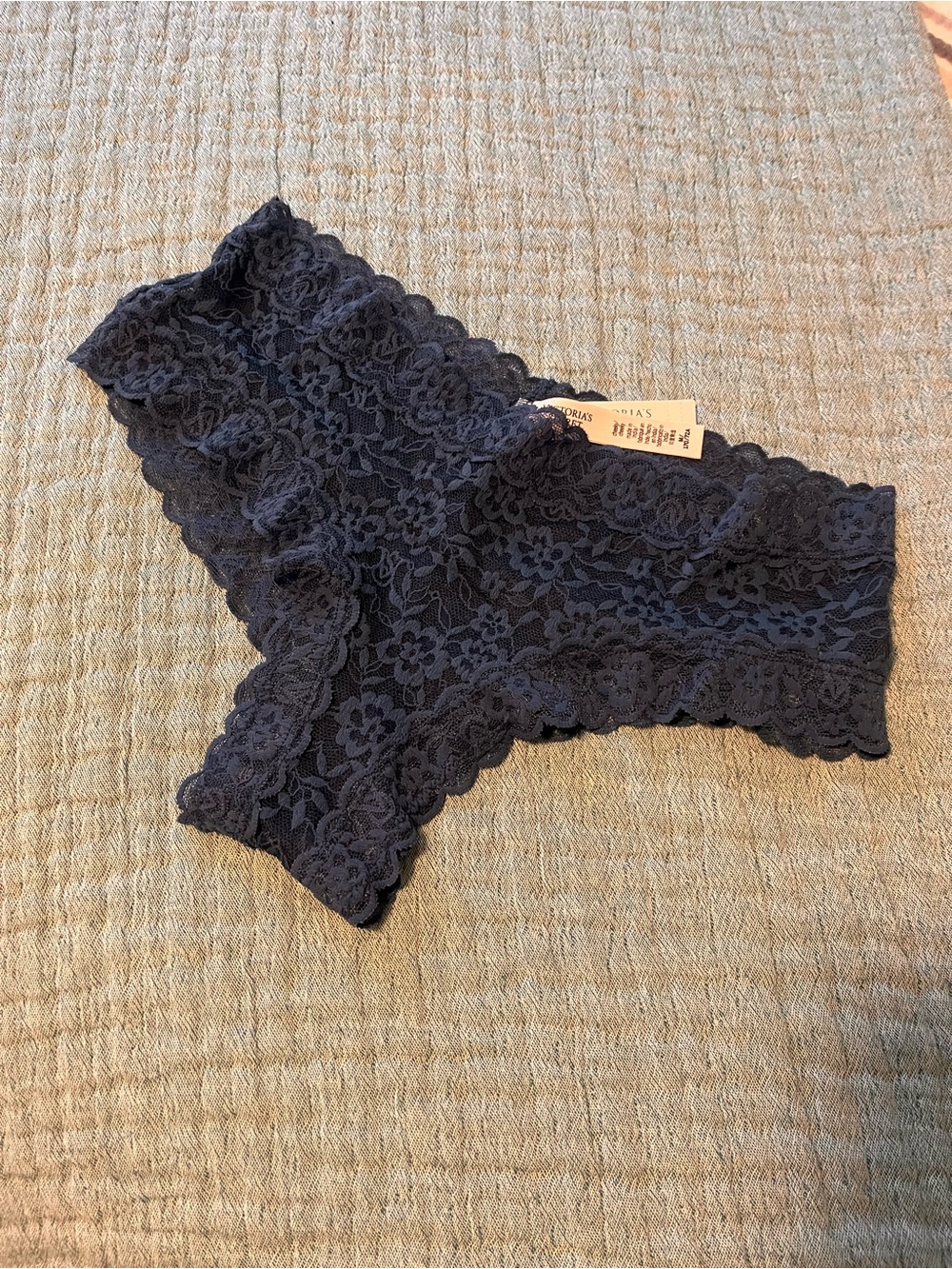 Victoria's Secret blue Lace cheeky M